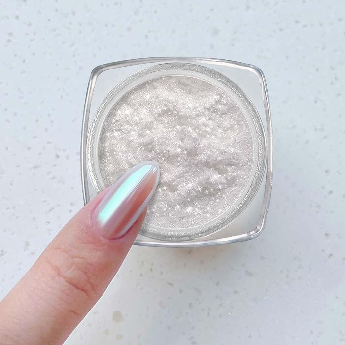 Upgrade Unicorn Chrome Nail Powder - 2025 Aurora Unichrome Mermaid Aurora Nail Powder Pigment Pea... | Amazon (US)