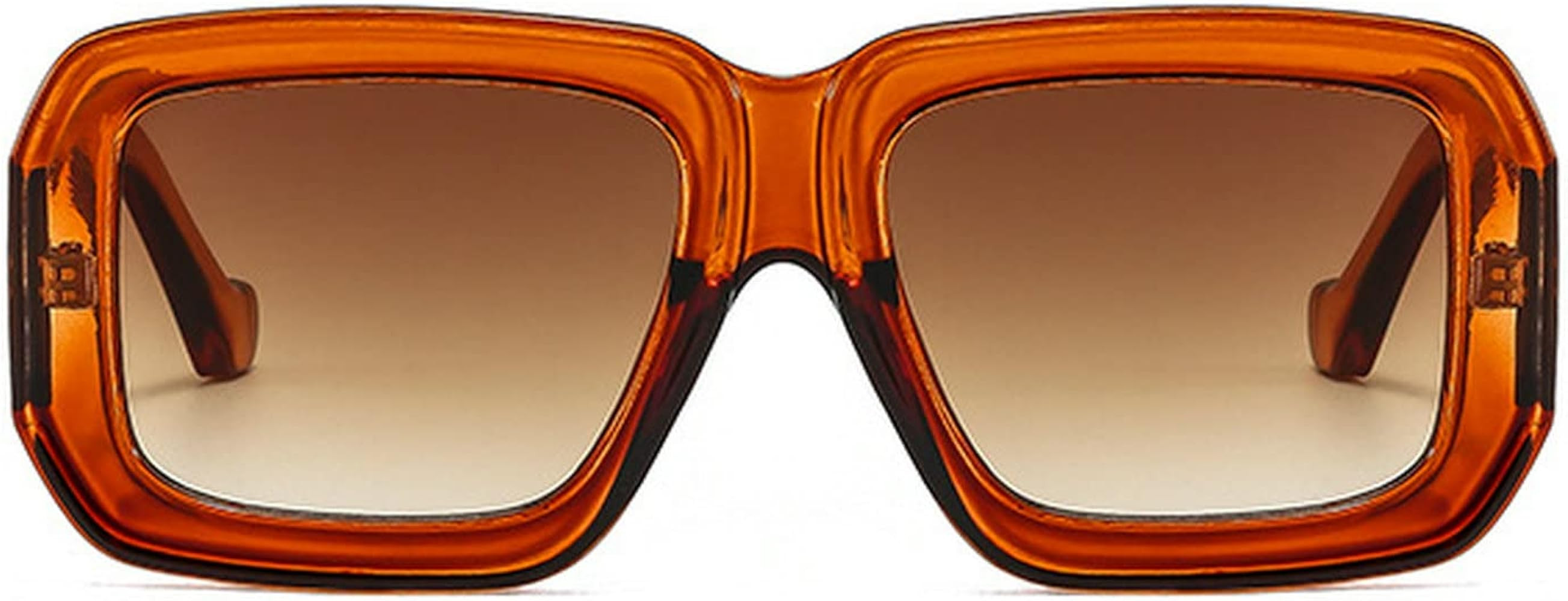 Square Sunglasses For Women Men Trendy Fashion Rectangle Sunglasses Uv Protection Retro Vintage W... | Amazon (US)