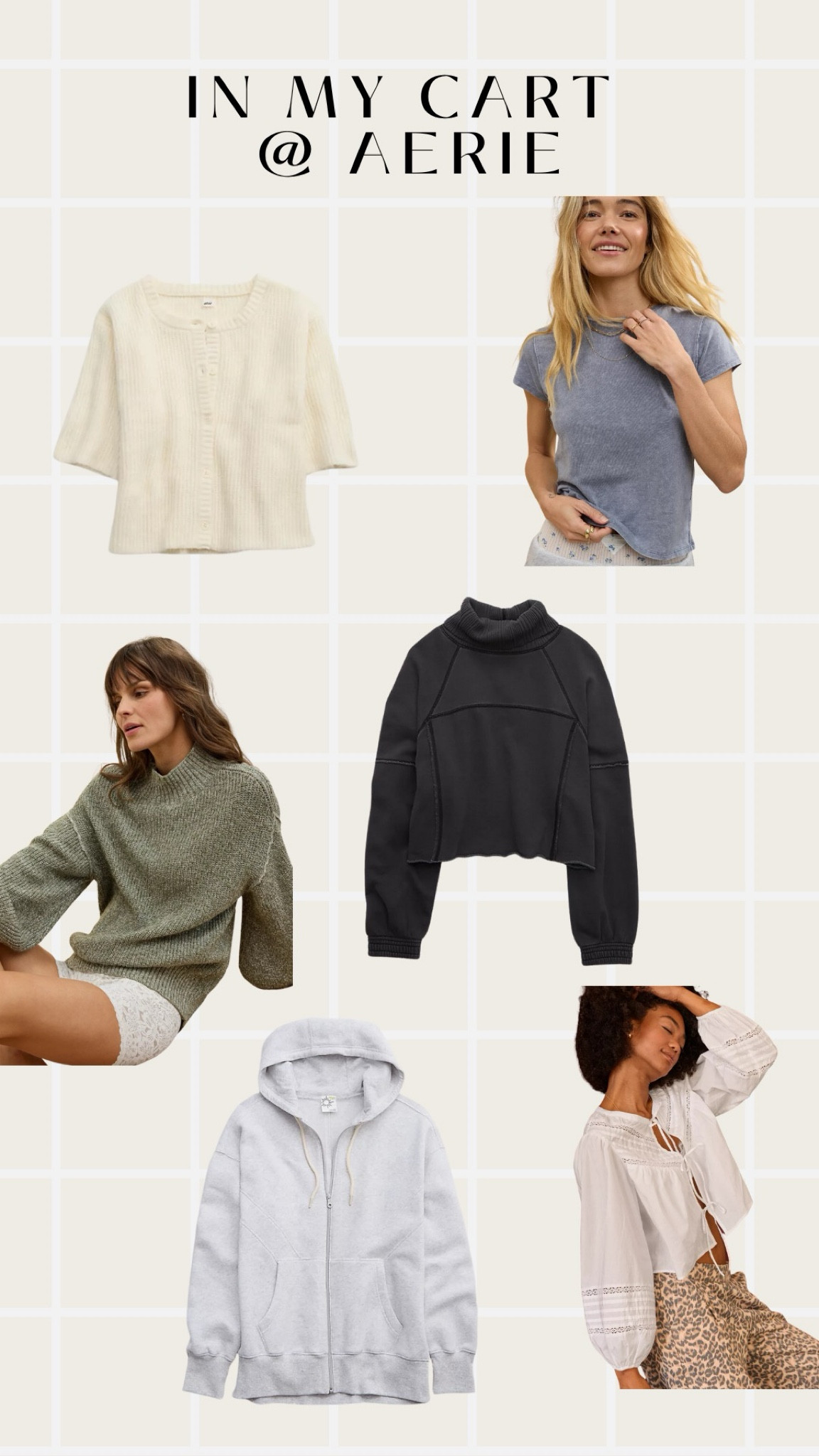 some top aerie picks in my cart rn — these always sell out soo fast so adding to cart now! also a lot of it is 50% off! 

#LTKMidsize #LTKFindsUnder50 #LTKSaleAlert
