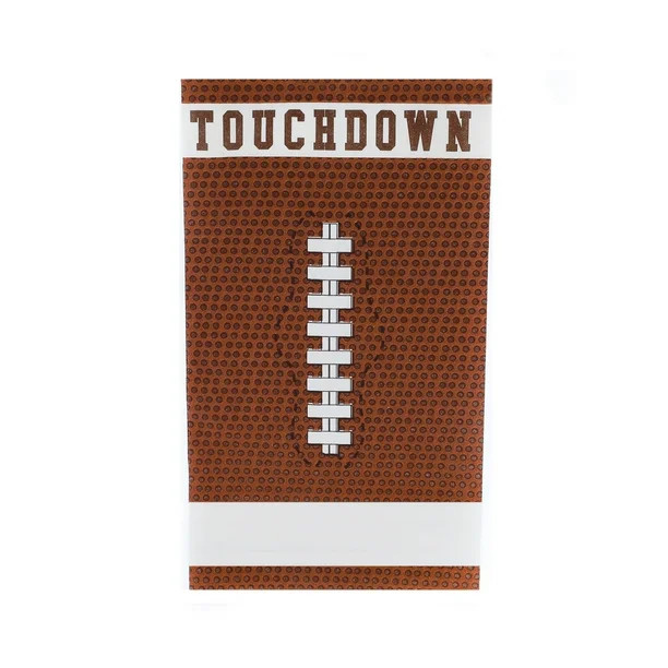 Packed Party 'Touchdown Time' 7.75" x 4.35" Disposable 3-Ply Guest Napkin, 20ct. | Walmart (US)