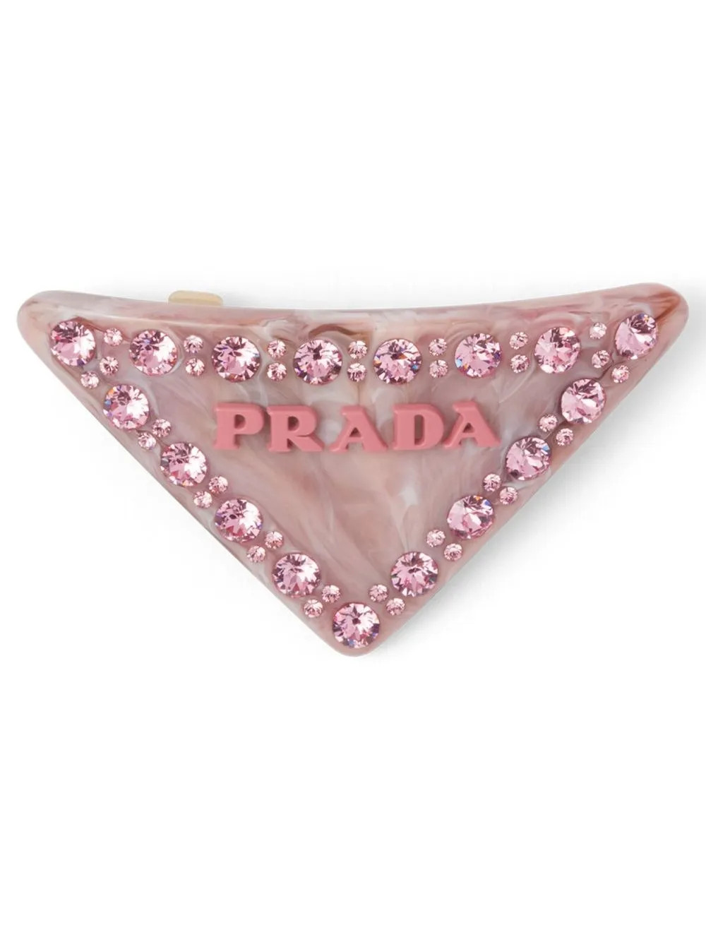 Prada triangle-logo Hair Clip - Farfetch | Farfetch Global
