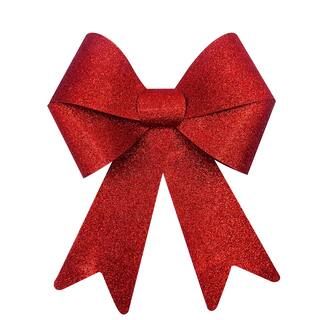 18" Red Glitter Bow by Celebrate It™ Christmas | Michaels Stores