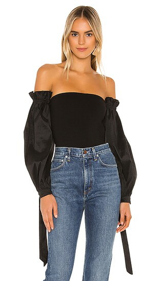 Bliss Bodysuit in Black | Revolve Clothing (Global)