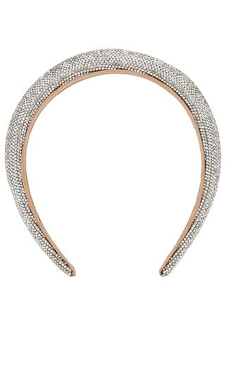 Ariana Headband in Silver | Revolve Clothing (Global)