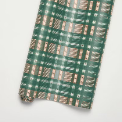 12' Plaid Gift Wrap Red/Green - Hearth & Hand™ with Magnolia | Target