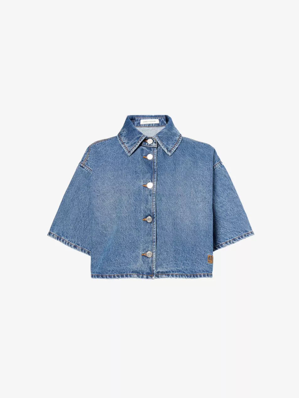 Cortez short-sleeve denim shirt | Selfridges