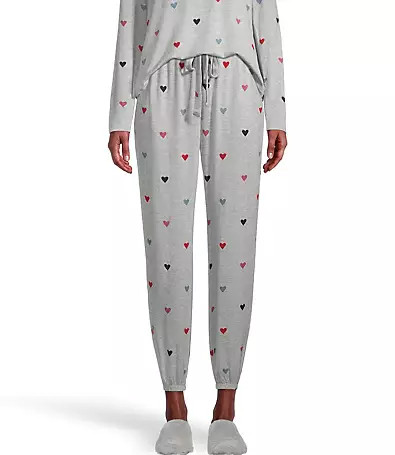 Loft Heart Cozy Pajama Pants | LOFT Outlet