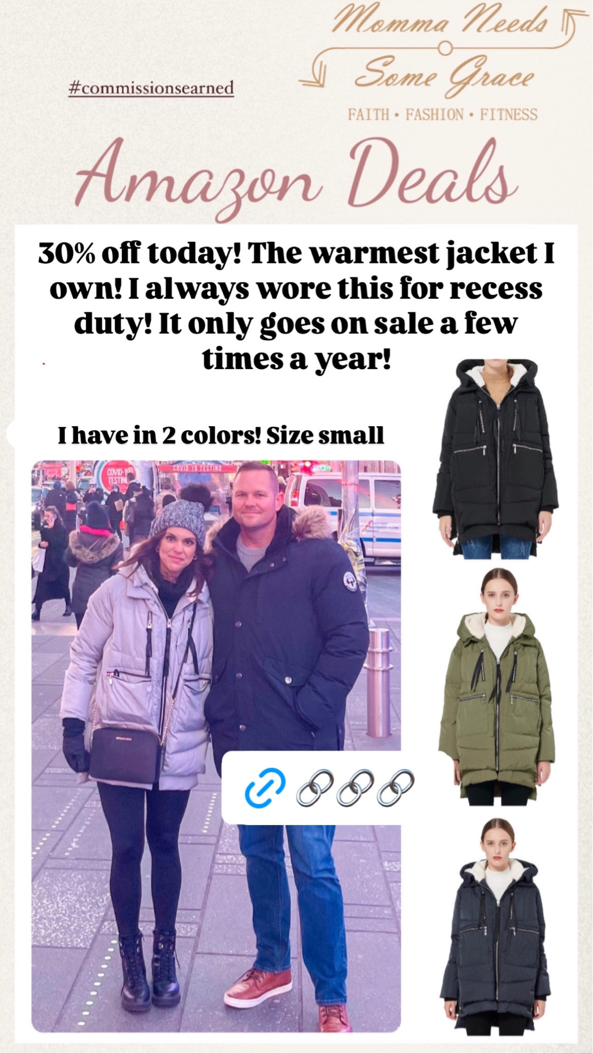 My favorite winter coat is on sale today! I wear size small 

#LTKSeasonal #LTKFindsUnder50 #LTKFindsUnder100