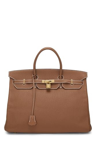Hermès, Pre-Loved Gold Fjord Birkin 40, Brown | Amazon (US)