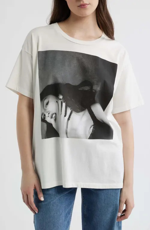 Daydreamer Olivia Rodrigo Guts Album Cotton Graphic T-Shirt in Vintage White at Nordstrom, Size Large | Nordstrom