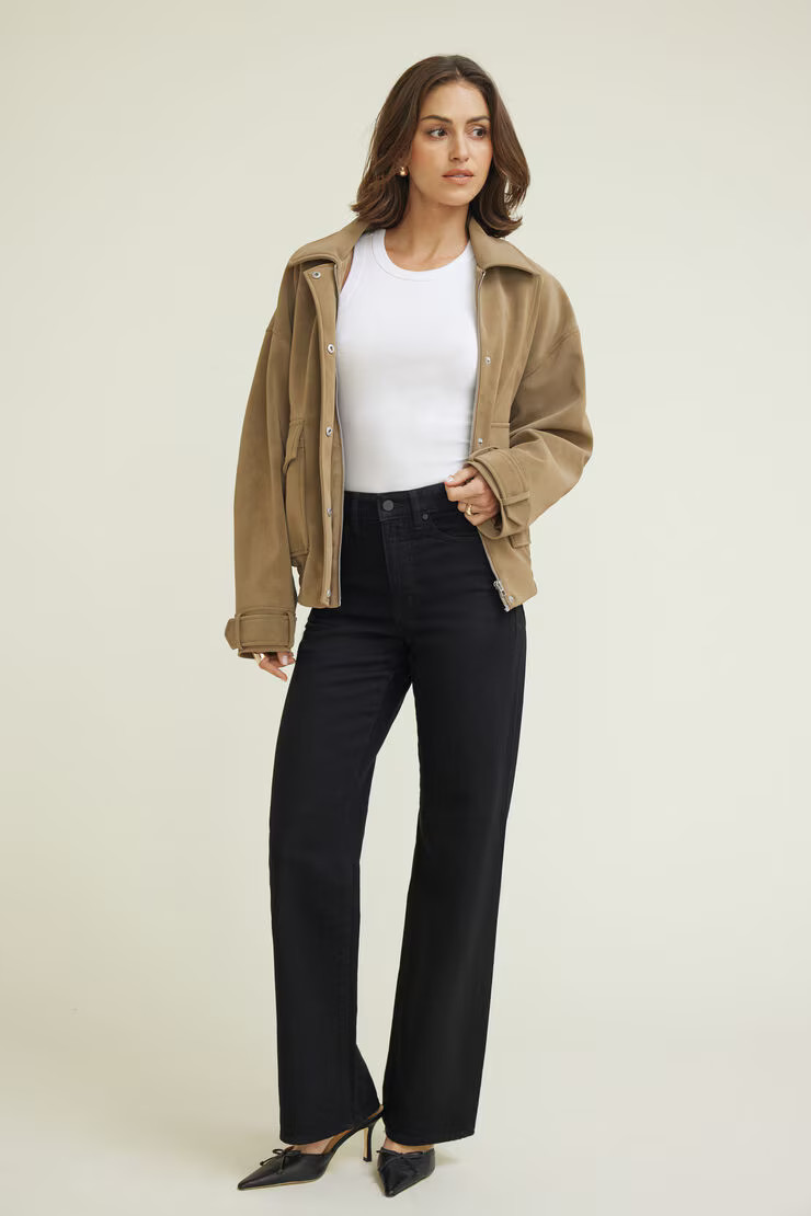 Heidi High Rise Wide Leg Jeans | Dynamite Clothing