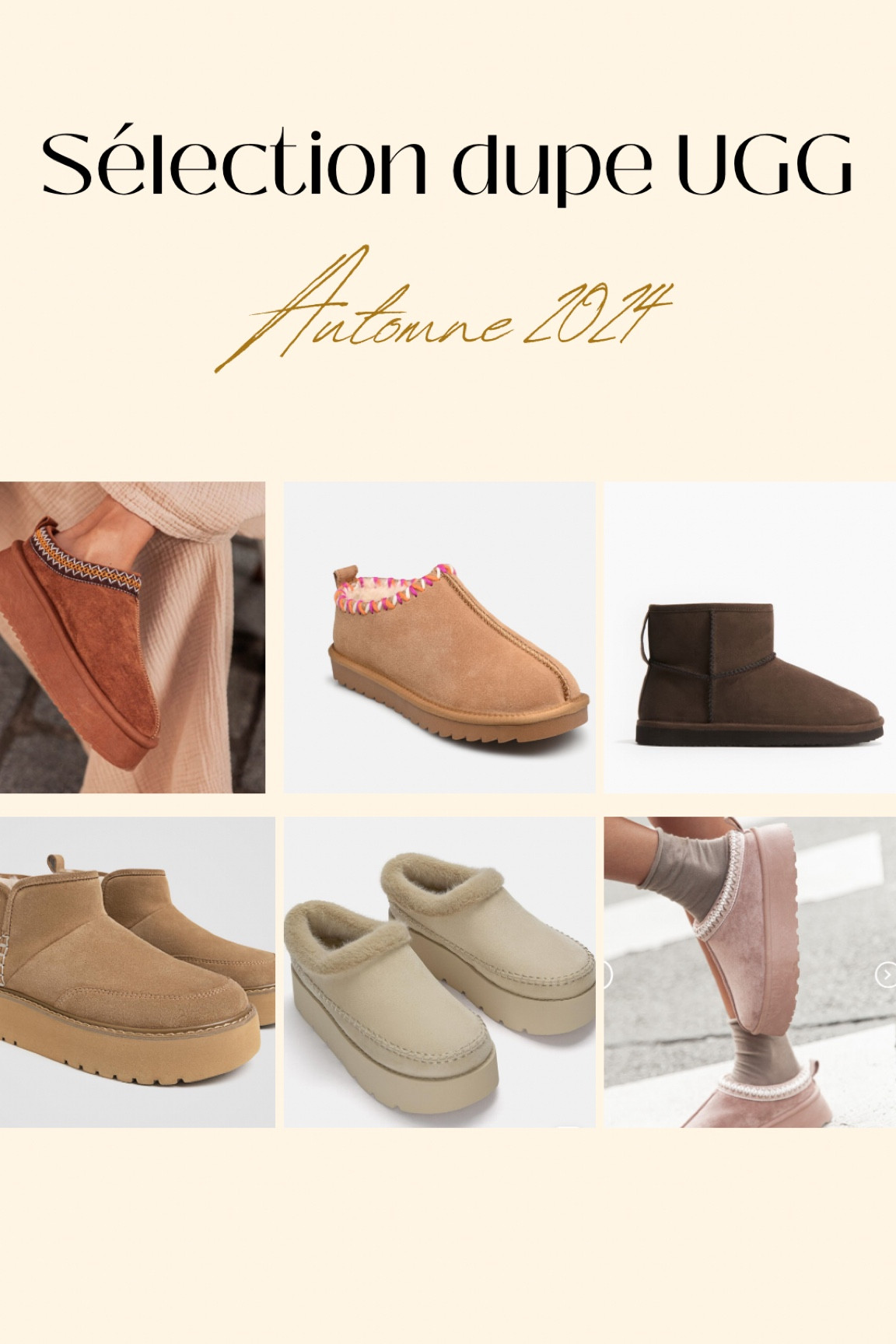 Sélection dupe UGG - Automne 2024

#LTKstyletip #LTKshoes #LTKautumn