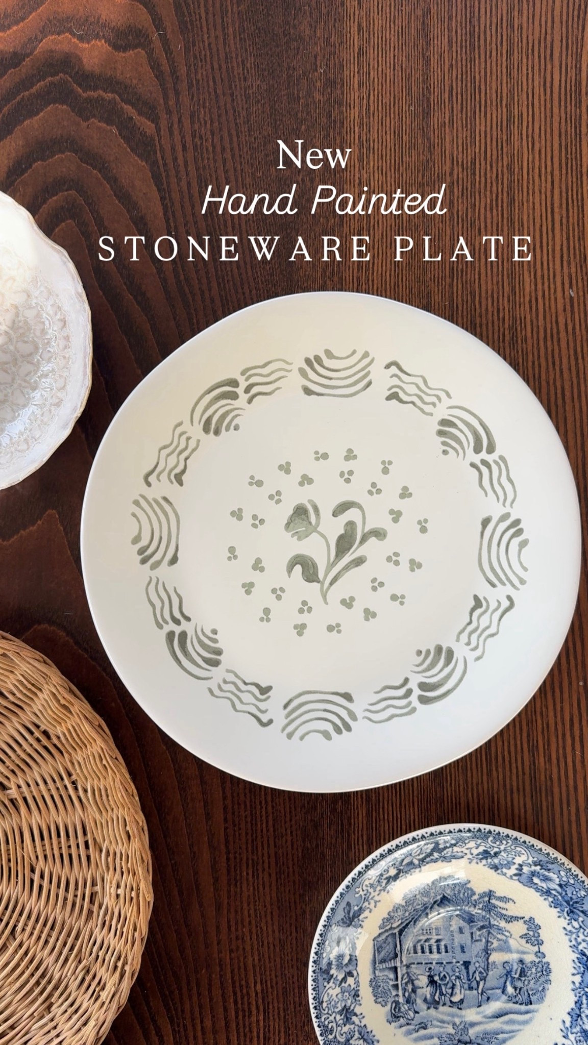 Plate wall | hand painted plates | antique plates | vintage plates | stoneware plates | wall decor | grandma chic | target finds | affordable home decor 

#LTKSaleAlert #LTKHome