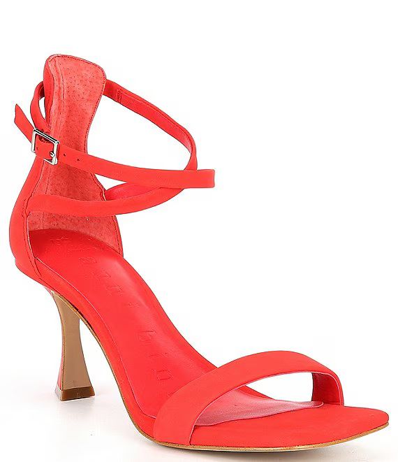 Layney Suede Square Toe Strappy Dress Sandals | Dillard's