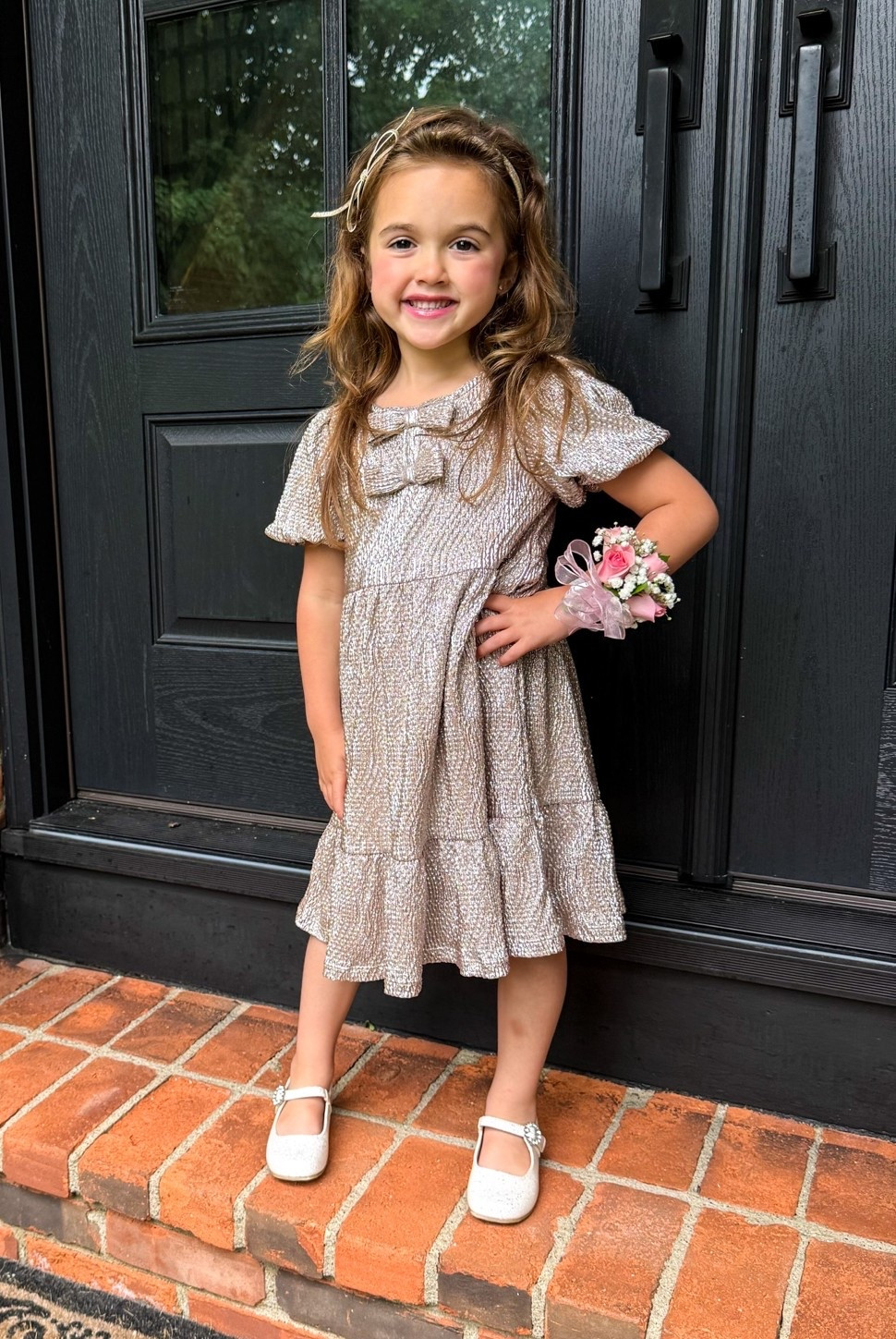 Prom night in @Janie and Jack gold dress only $20! 

Janie and jack girls. Shimmer dress. Gold dress. Gold sparkle dress. Girls fancy dress. Girls formal dress. Girls summer dress. Gold dress for girls. Janie and jack kids. Baby girls dress. Janie and jack baby. Janie and jack baby girls dress. Gold baby dress

#LTKdayinmylife #LTKSaleAlert #LTKKids