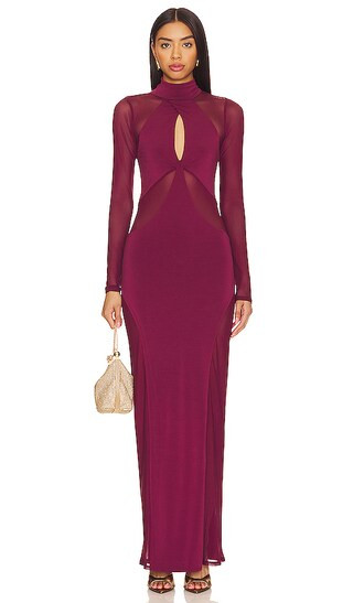 Rosalia Maxi Dress in Fig | Revolve Clothing (Global)