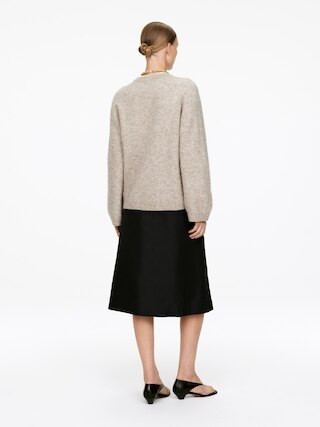 Alpaca-Wool Blend Jumper – Beige – Women – ARKET GB | Arket UK