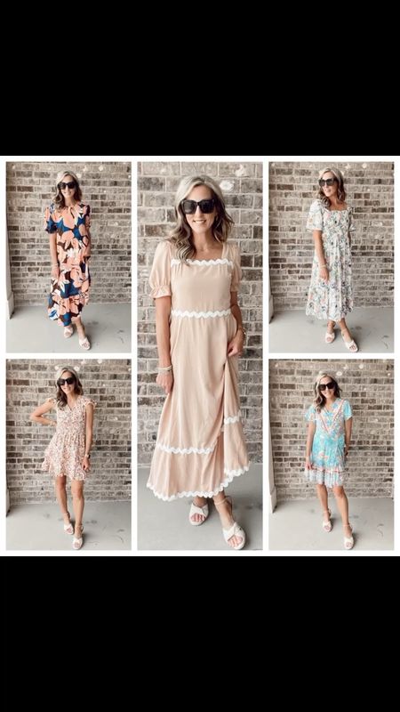 Every day is a cute dress day! Channeling all the Spring vibes with these NEW Amazon dresses! Comment “DRESS” to get the details of these @amazonfashion dresses sent to your inbox 📥 

These Amazon dresses (long and short) will have you ready for work, Spring Break, Easter, Summer, or any occasion you have planned! They are perfect for it all! All styles come in multiple colors for you to pick your favorite to match your style! You can wear all looks with flats, loafers, or boot. So pick your favorite to head to work, vacay, or date night- You will look beautiful no matter where you choose to wear them!! Let me know if you have any questions!

Everything fits true to size // Wearing a size small in all dresses// I am 5'5 for reference. All under $50!!

#LTKover40 #LTKfindsunder50 #LTKstyletip