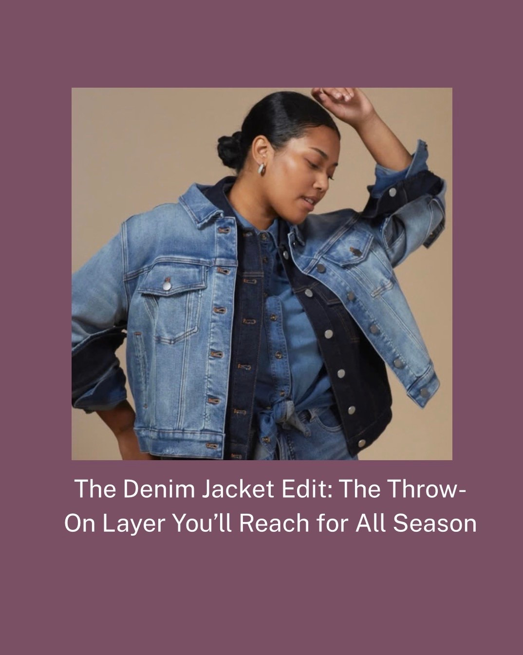 The Denim Jacket Edit: The Throw-On Layer You’ll Reach for All Season

#LTKdayinmylife #LTKgrwm #LTKootd