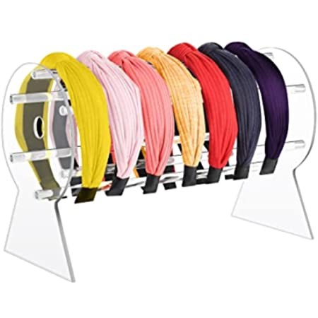 Click for more info about Cdhyx Headband Holder Organizer Clear Round Body Acrylic Headband Holders Holiday Gifts for Women an