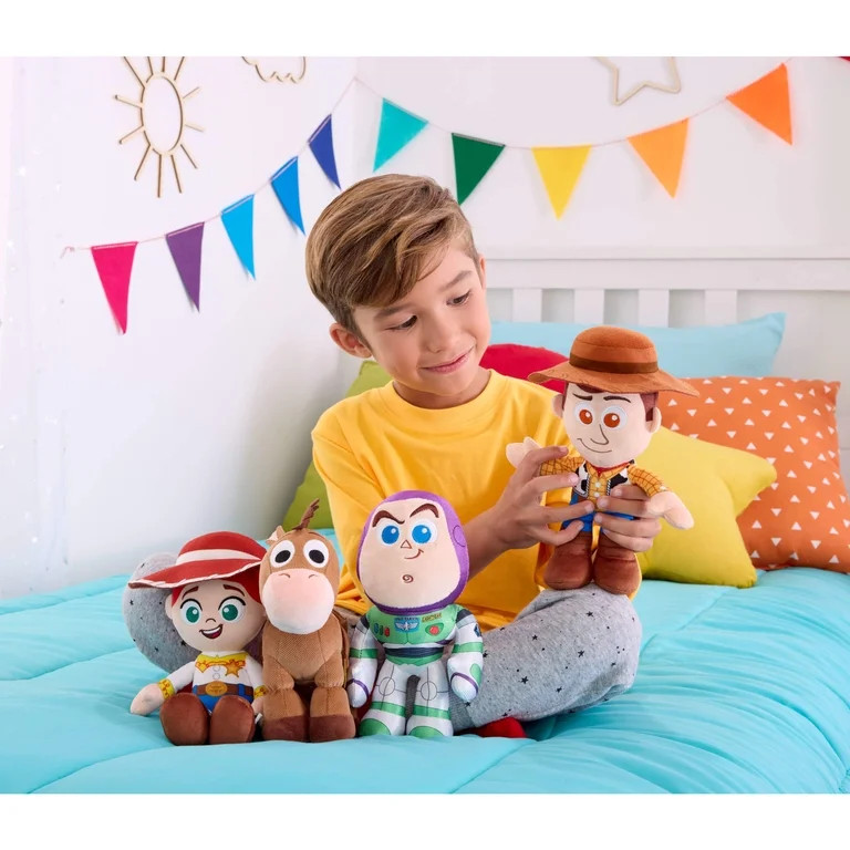 Disney and Pixar Toy Story 5 Character Plush Toys, 8 Inch Soft Dolls, Favorite Characters | Walmart (US)