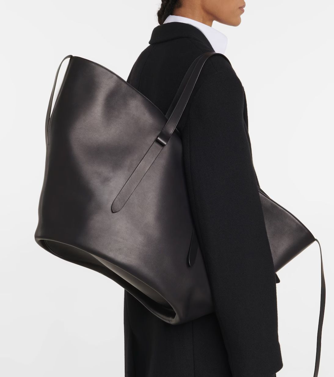 Jasper Large leather tote bag | Mytheresa (FR)