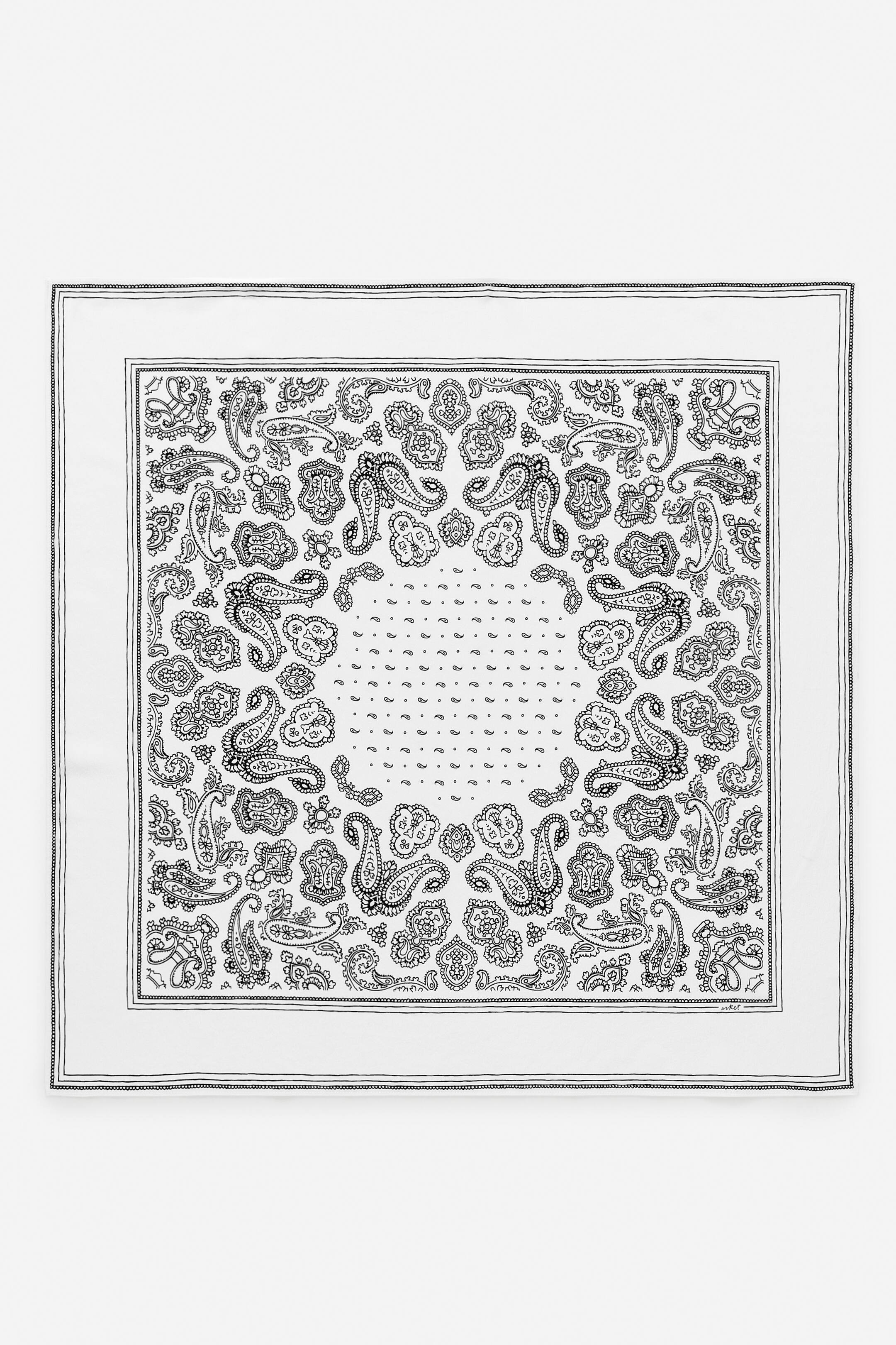 Printed Silk Scarf | H&M (UK, MY, IN, SG, PH, TW, HK)