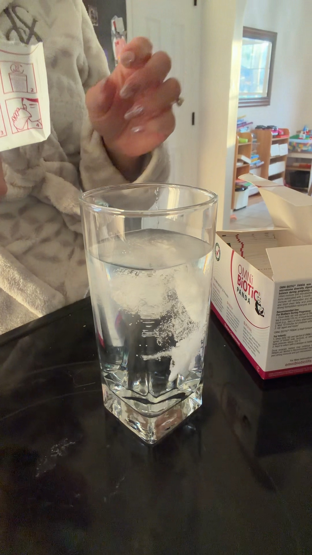 I listened to a podcast with the founder of omnibiotics on the skinny confidential so naturally I had to give it a try and OMG. Within a week I noticed such a difference in my flora, I even started my kids on the kids stress relief probiotics and I swear my daughters meltdowns are happening less. The Omni panda is pregnancy safe (yay) New staple supplement for sure worth every penny 

#LTKdayinmylife #LTKgrwm #LTKmorningroutine