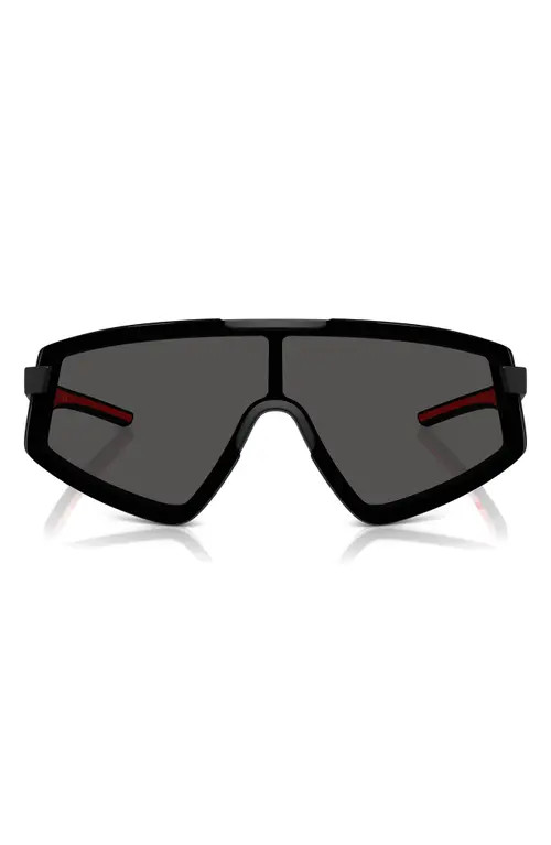 Scuderia Ferrari 47mm Shield Sunglasses in Matte Black at Nordstrom | Nordstrom