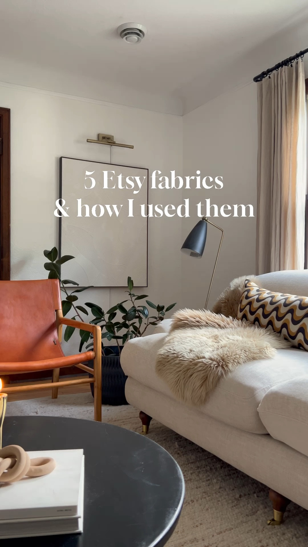 Anytime I need fabric for a curtain, pillow, or anything, really, Etsy is the first place I look. They have a ton artisan and handmade textiles and just different options our local JoAnn. 

I’m tagging these fabrics and more in stories and LTK! Where’s your favorite place to shop for fabric? #handmademodernhome