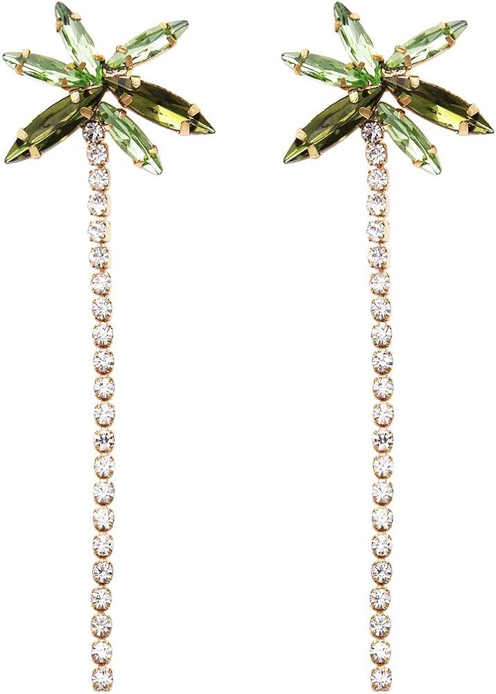 Rosemarie & Jubalee Women's Colorful Fun Crystal Palm Tree Summer Jewelry Peices | Amazon (US)