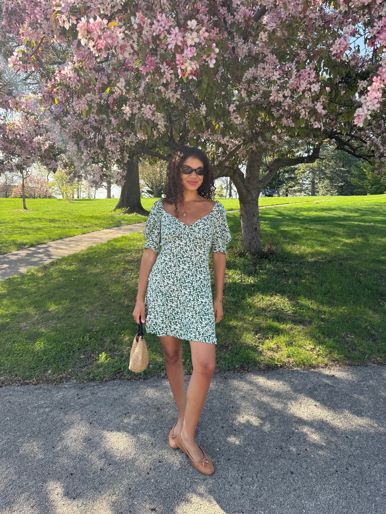 Pretty floral dress for a spring outfit!

#LTKootd