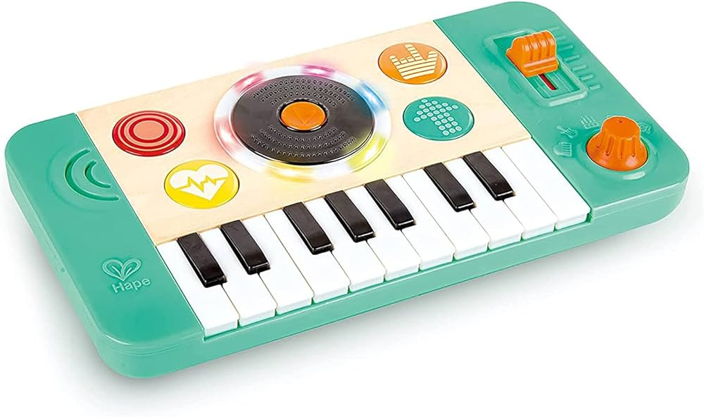 Hape DJ Mix & Spin Studio Musical Toy, Blue | Amazon (US)