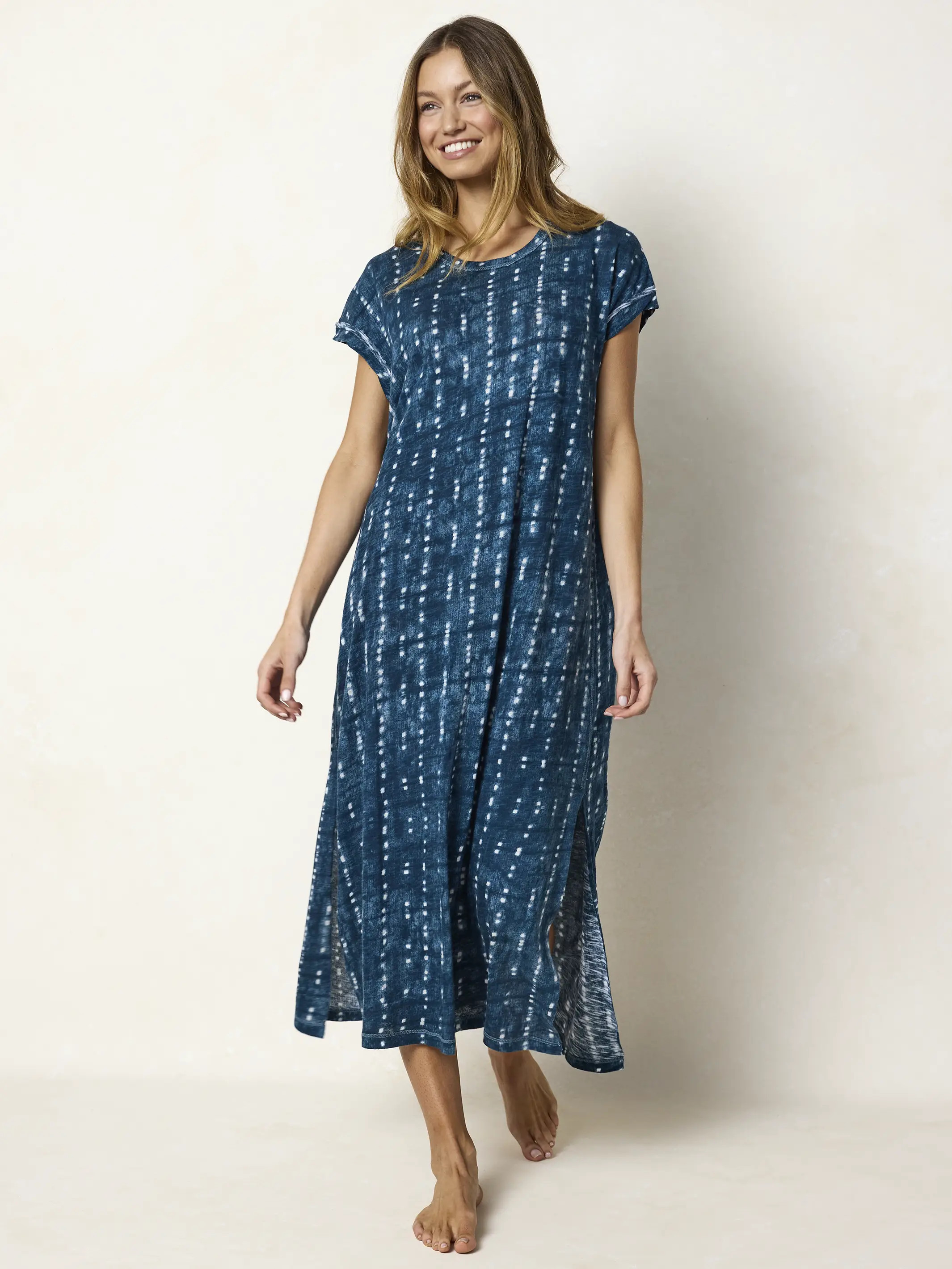 Frankie Knit Cotton Tee Midi Dress | Natural Life
