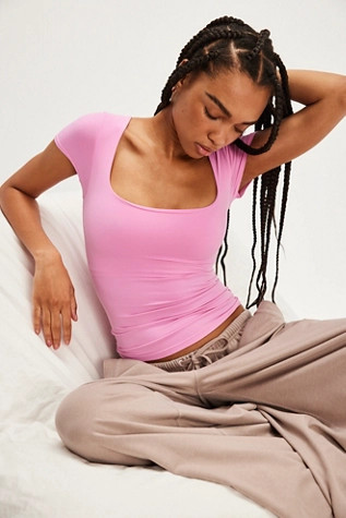 Clean Lines Sunfade Baby Tee | Free People (Global - UK&FR Excluded)