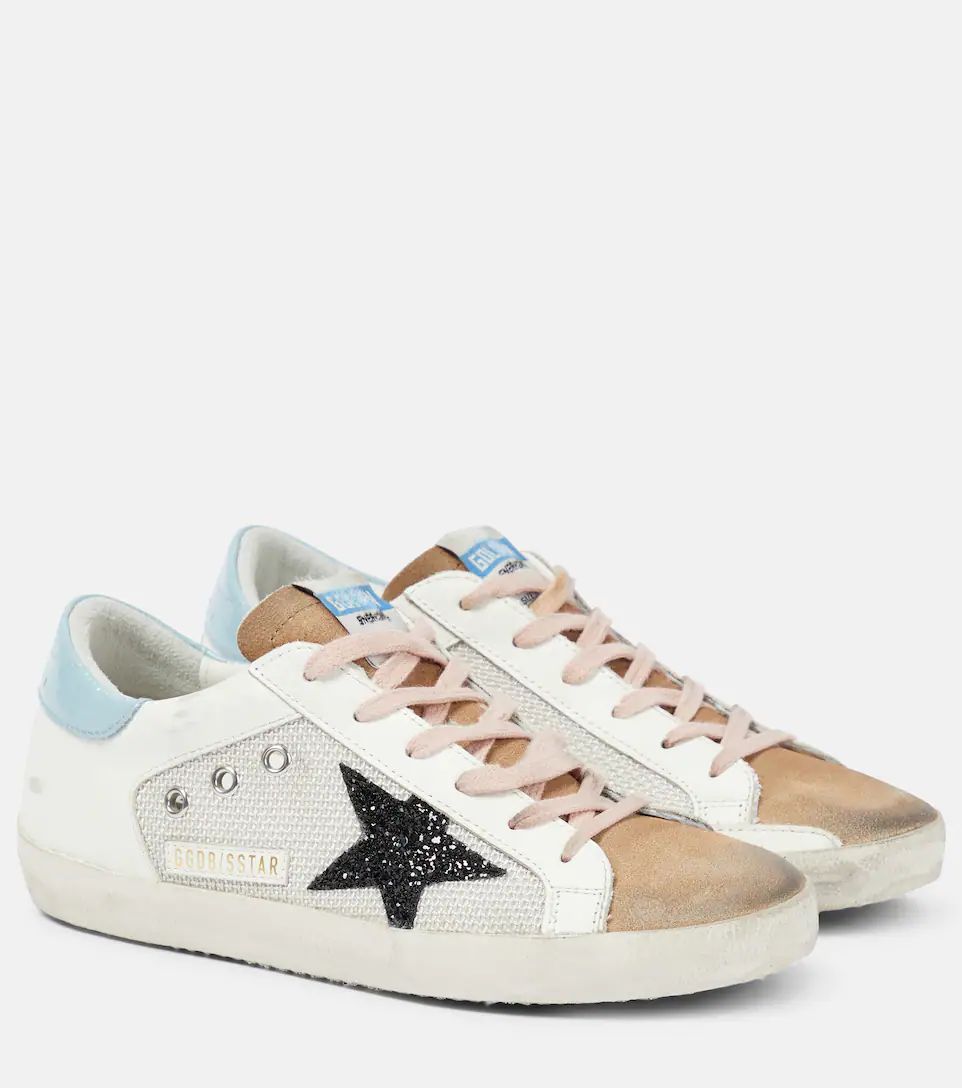 Superstar leather and mesh sneakers | Mytheresa (US/CA)