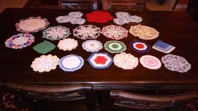 Vintage Crochet Potholders & Hotpads, Lot of 21, Handmade & Perfect Condition. | eBay US