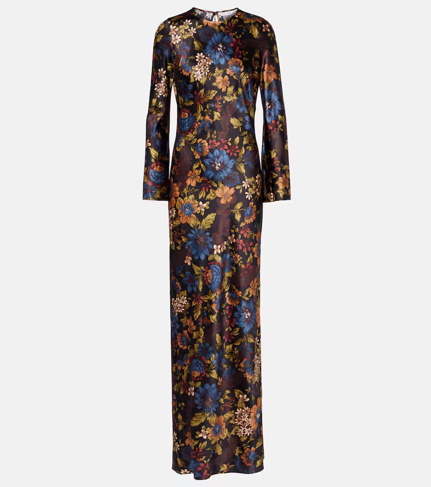 Veronica Beard Gemma floral silk-blend maxi dress | Mytheresa (US/CA)