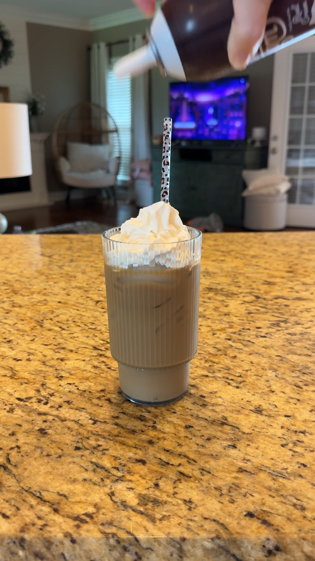 Make an at home cold brew in my new favorite cup! Stok Cold Brew, milk of choice, Starbucks Caramel Macchiato creamer and top with some sweet cold foam! 

#LTKFind #LTKhome #LTKSeasonal