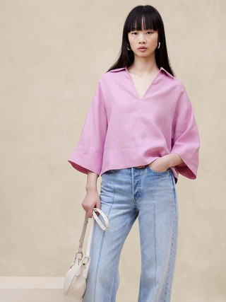 European Linen Polo | Banana Republic (US)