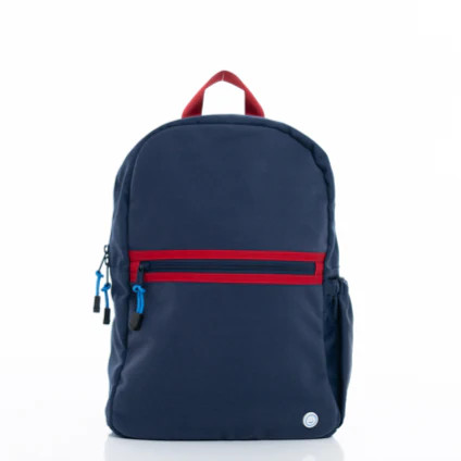NEW Small Becco Backpack - Kids Lux Navy/Red | Becco Bags
