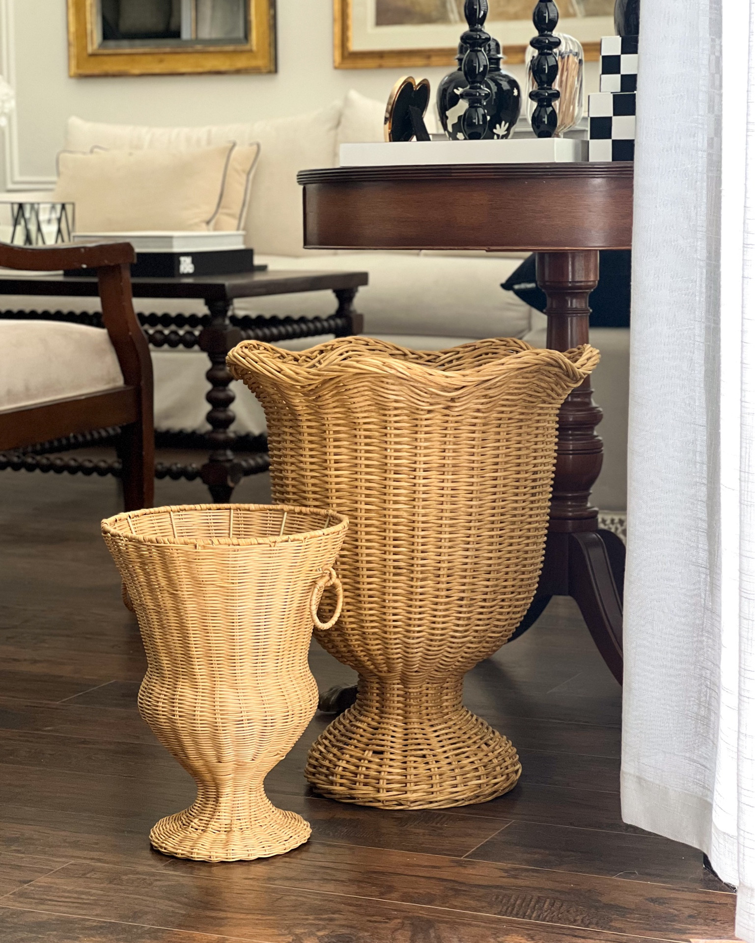 Rattan Vase & planter. 

#LTKHome