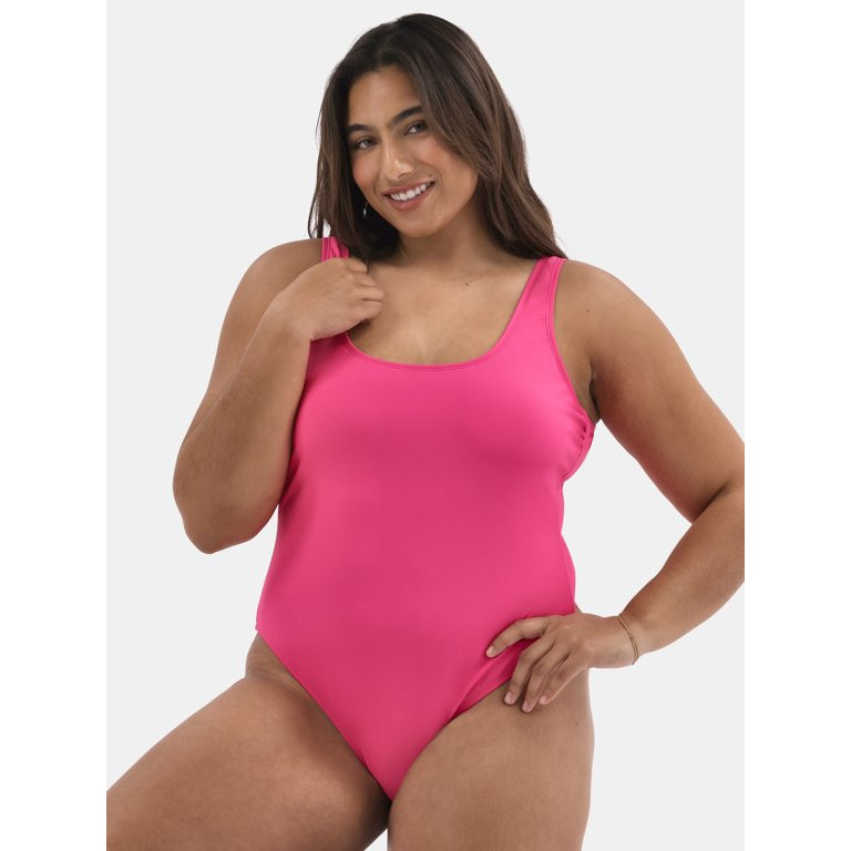 No Boundaries One Piece Swimsuit, Women's and Women's Plus | Walmart (US)