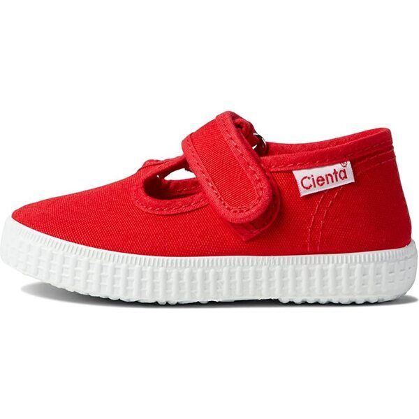Velcro T-Strap Sneakers, Red | Maisonette