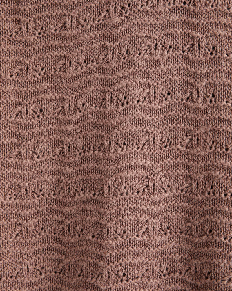 Camp Collar Cropped 2-Button Sweater Polo | Abercrombie & Fitch (US)