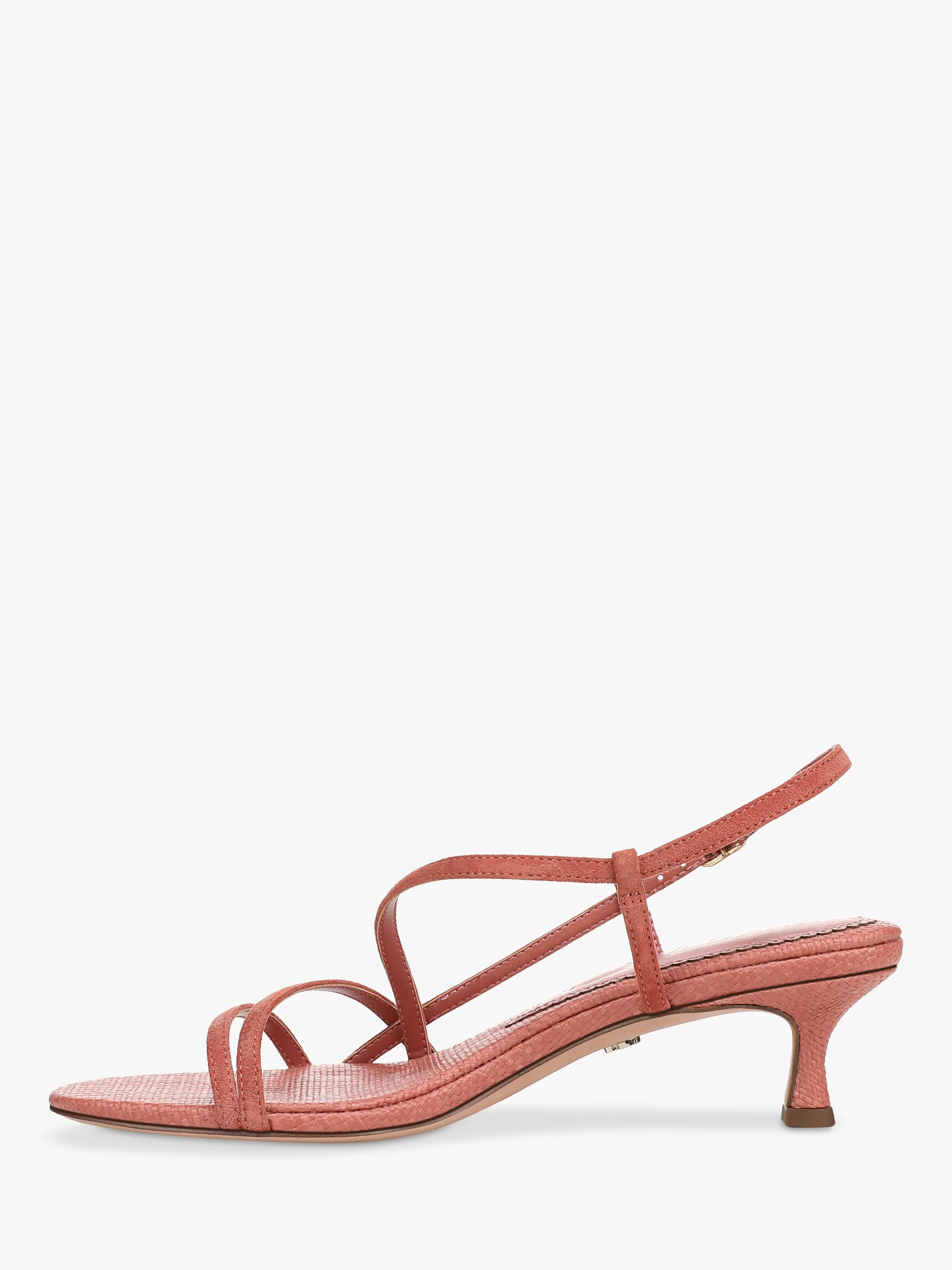 Cora Leather Kitten Heel Court Shoes, Pink, 4 | John Lewis (UK)