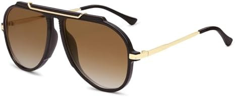 SOJOS Retro Oversized 70s 90s Aviator Sunglasses for Women Men Trendy Vintage Square Sun Glasses ... | Amazon (US)