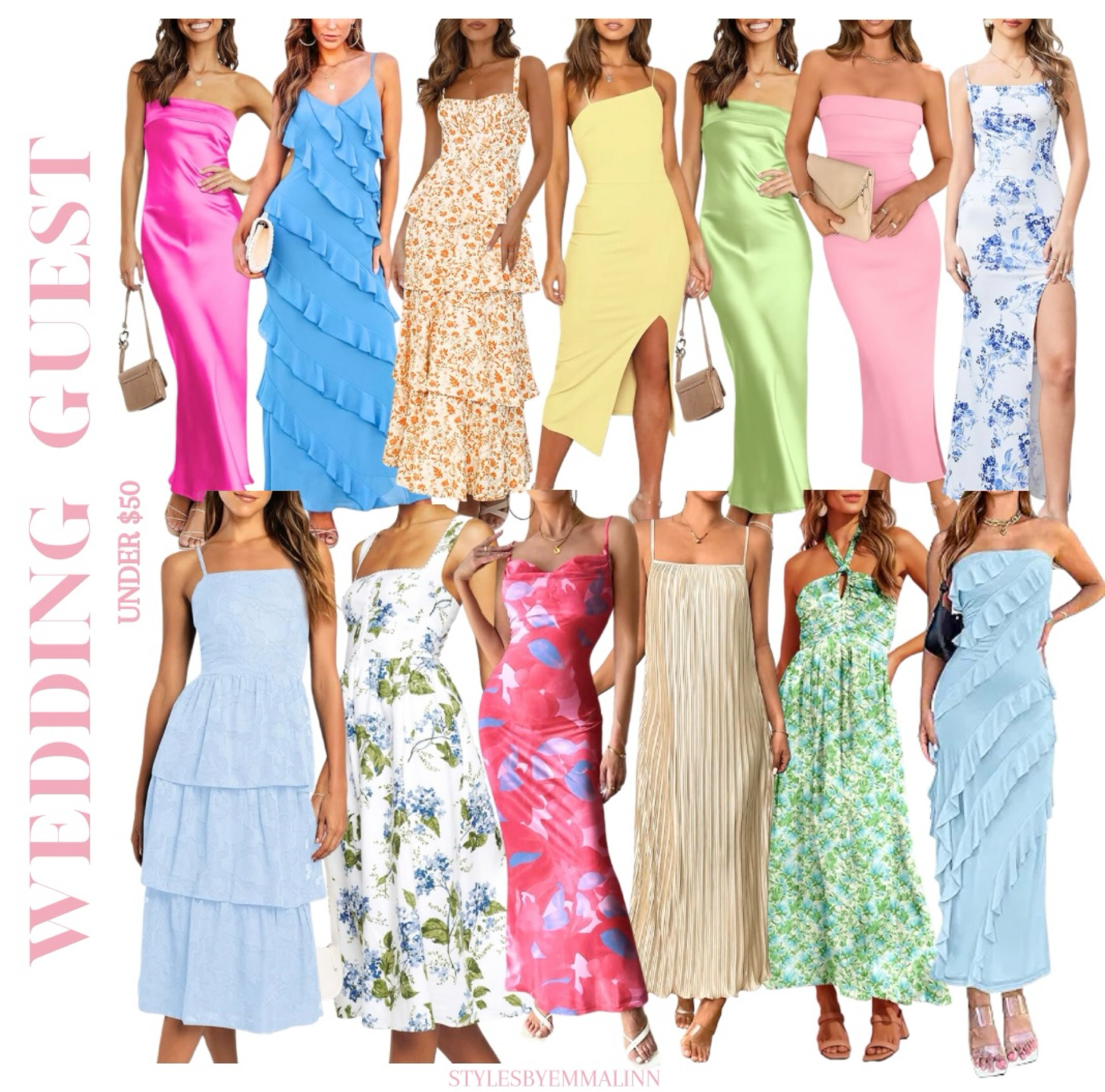 It’s wedding season! Find the perfect summer wedding guest dress for under $50! 👗💐 

Wedding guest dress, wedding guest dresses, wedding guest look, wedding dress, midi dress, maxi dress, formal dress, cocktail dress, summer wedding, summer wedding look, summer wedding dress, colorful dress, fancy dress, floral dress, ruffle dress, summer dress, summer midi, summer maxi, Styles by Emma Linn, Emma Linn, finds under 50, ltkunder50, dresses under 50

#LTKWedding #LTKFindsUnder50 #LTKSeasonal
