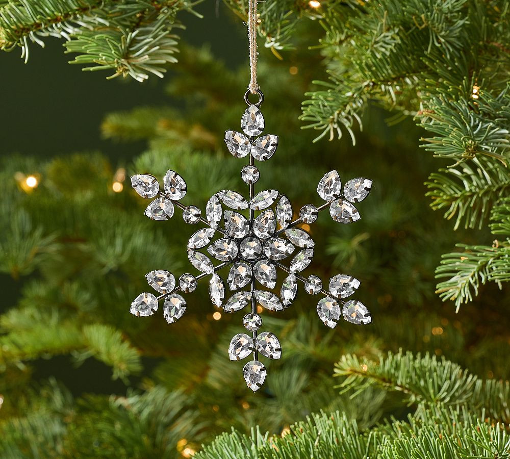 Beaded Snowflake Ornament | Pottery Barn (US)