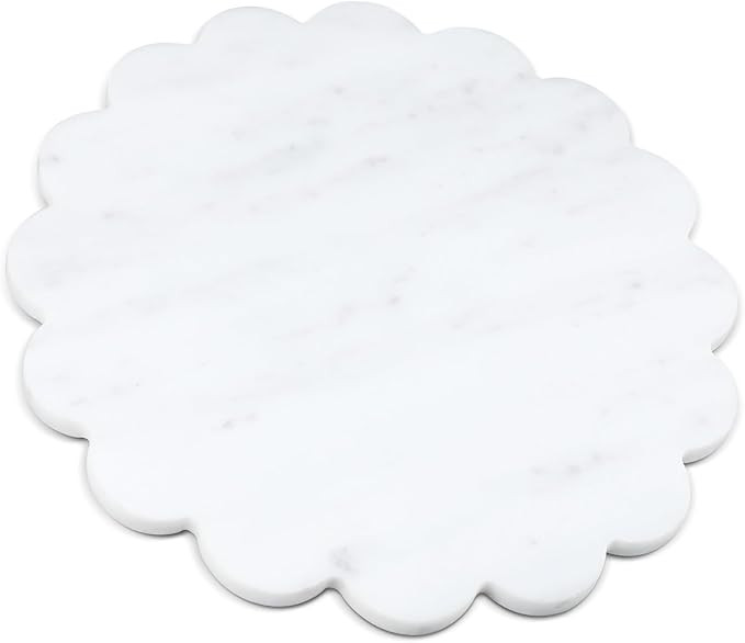 12 Inches Marble Cutting Board Round Cheese Board Marble Charcuterie Board Circle Marble Slab Mul... | Amazon (US)